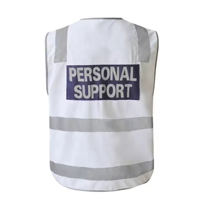 Chaleco de Seguridad Reflectante Impermeable con Logotipo Personalizado, de Alta Visibilidad, Transpirable, de Poliéster, para Ciclismo Nocturno, Ropa de Trabajo para Hospital - Product Image 2