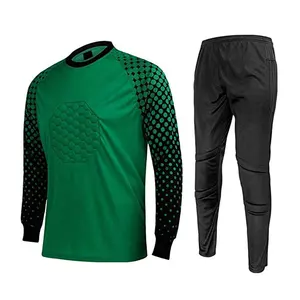 Meilleur fournisseur De Vêtements de Sport gardien jersey en gros uniforme Adulte et Enfant Jersey Polyester