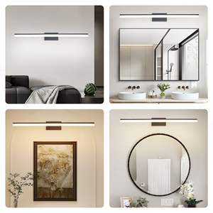 39-Inch Sleek Black Modern LED Bathroom <b>Vanity</b> <b>Light</b> Wall <b>Light</b> for <b>Mirror</b> Dressing Room or Sink Area - Product Image 4