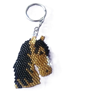 Handmade Glass Keychain Ornament Christmas Decor Party Favor Custom Color Gift Glass Beaded <b>Key</b> <b>Chain</b> Handmade Eco Friendly - Product Image 1