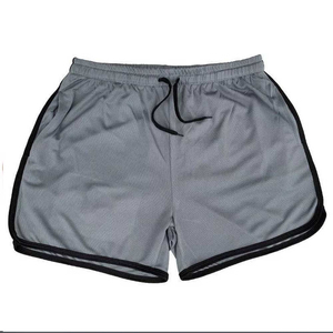 Bañadores de hombre personalizados de diseño urbano, de tela elástica impermeable, de secado rápido, con estampado liso, al por mayor para surf - Product Image 2