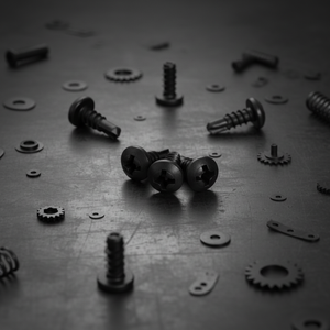 Tornillos de Anclaje para Concreto de Alta Resistencia Marca PDC con Cabeza Plana - Acero al Carbono con Recubrimiento Negro, Accionamiento Phillips, Grado 4.8 6.8 Estándar - Product Image 3