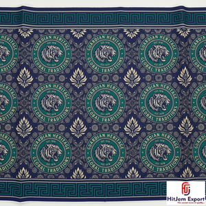 Luxury African Twill Wax Cotton Fabric Wedding Party Fashion OEM ODM Custom Textile Manufacturing Supplier - Product Image 1