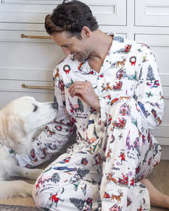 Premium Custom <b>Christmas</b> Tracksuit Set Womens Printed Long Sleeve Top <b>Matching</b> Pants Winter <b>Pajamas</b> Lounge Wear Winter Set - Product Image 3