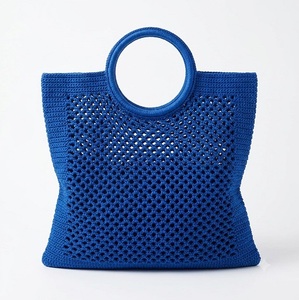 Bolso de Mano de Verano para Mujer, Estilo Bohemio, Ligero, a Rayas, con Forro de Algodón y Tamaño Personalizado - Product Image 3