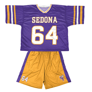 Uniformes Deportivos Sublimados Transpirables OEM con Diseño Personalizado, Conjunto de Jersey y Pantalones Cortos de Lacrosse con Malla Perforada para Hombre - Product Image 6