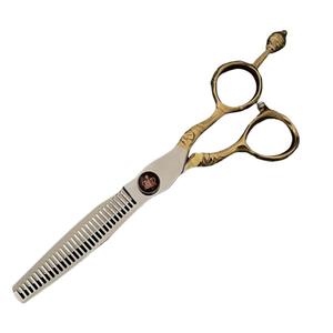 Ciseaux de coiffure professionnels à manche long en acier inoxydable 4Cr13, design classique, pour droitiers, les plus vendus - Product Image 1