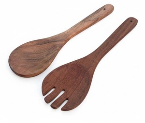 Farmhouse Design Wooden Serving Bowl Large <b>Rustic</b> <b>Wood</b> Bowl For Family Dinner And Party Hosting - Product Image 2
