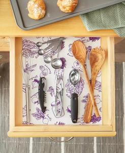 Collezione di fodera per frigorifero Non adesivo, tagliato per adattarsi, 12x24 ", mercato delle melanzane, 6 pezzi | Importazioni di Design - Product Image 4