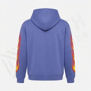 Ensembles de sweats à capuche personnalisés pour hommes, broderie unisexe, impression de logo vierge, sublimation, survêtement pull-over, couleur personnalisée - Product Image 2