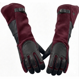 High Quality Welding <b>Gloves</b> Heat Resistant Leather Safety <b>Gloves</b> for Welders Industrial Protection - Product Image 1
