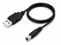 Bestseller Premium USB-A zu DC Stromkabel Universelles 5,5*2,5mm Buchse Ladekabel für Lautsprecher Ventilator Monitor Kabelbaum