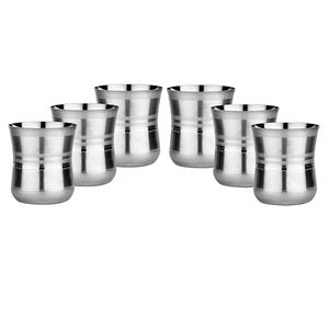 Vaso de Acero Inoxidable de 7.5 (22g) con Diseño Thums Up, 450 ml, Plateado, Elegante, para Agua, Jugos y Refrescos - Product Image 4