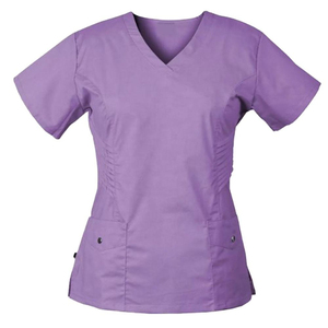 Uniformes Médicos de Satén para Mujer, de Alta Calidad, para Doctoras y Enfermeras, Uniformes Quirúrgicos Cortos de Verano para Uso en Hospitales Privados - Product Image 2