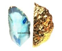 Serre-livres décoratifs en Agate géode, serre-livres pour le bureau et la maison, pierres naturelles, artisanat en cristal, pierres Reiki, minéraux, serre-livres, vente en gros - Product Image 2