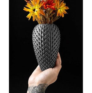 Vases à fleurs artisanaux en cuivre et fer de conception traditionnelle et moderne pour la décoration de la maison et du bureau, cadeau de mariage - Product Image 2