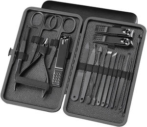 Kit de Manicura Clásico con Logotipo Personalizado, 4 en 1, Cortaúñas, Set de Cuidado de Uñas con Resorte, Herramientas para Cutículas, Estuche Metálico, Precio Competitivo - Product Image 1