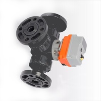 Válvula de bola manual de 3 vías, 1 pulgada NPT, rosca hembra, cuerpo de acero al carbono, sello de PTFE, para uso con agua a temperatura normal.