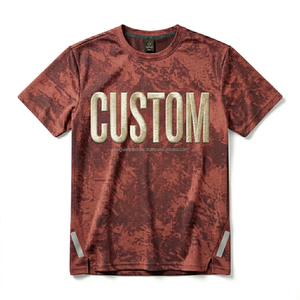 เสื้อยืดผู้ชายคอตตอน 100% หนัก 240 GSM ทรงโอเวอร์ไซส์ สไตล์สตรีทแวร์ พิมพ์ลายกราฟิก - Product Image 1