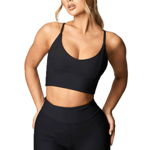 Soutien-gorge de sport pour femme pas cher en gros – Haute qualité, extensible, confortable et offrant un bon maintien pour le yoga, le fitness et la gym - Product Image 2