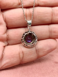 Colgante de Cristal de Cuarzo Arcoíris Celestial, Elegante Collar de Joyería con Piedras Preciosas Coloridas, Regalo para Mujer, Diseño de Moda Único - Product Image 5