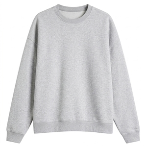 เสื้อสเวตเชิ้ตผู้หญิงทรงโอเวอร์ไซส์ คอเต่า ผ้าฟลีซโพลีเอสเตอร์/คอตตอนถักคุณภาพสูง ทรงหลวม ปรับแต่งได้ตามต้องการ สำหรับฤดูหนาว - Product Image 2