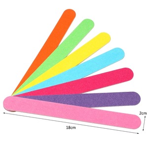 Mini Lima de Uñas de Esponja Colorida de 18 cm, Grano 180, Reutilizable, de Doble Cara, Nuevo Diseño, Herramienta para el Cuidado de las Uñas - Product Image 1