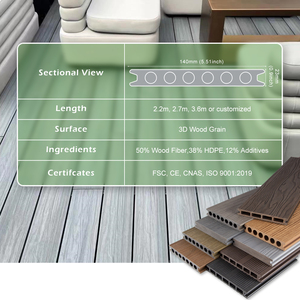 <span class=keywords><strong>Composite</strong></span> decing gạch grey boong <span class=keywords><strong>PVC</strong></span> madera bền <span class=keywords><strong>WPC</strong></span> gỗ nhựa ngoài trời <span class=keywords><strong>Composite</strong></span> <span class=keywords><strong>decking</strong></span> - Product Image 2