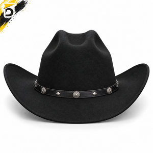 Sombrero de vaquero de alta calidad diseñado con una construcción resistente, interior cómodo y detalles elegantes para uso diario. - Product Image 1