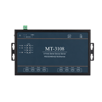 Serveur industriel Mootek MT-3108 8 ports RS485 vers Ethernet avec Modbus TCP