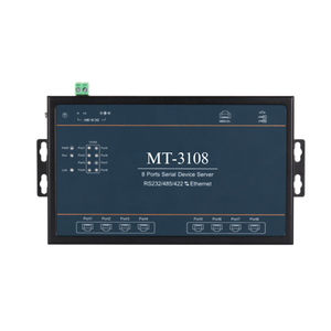 Servidor Industrial MT-3108 de 8 Puertos Serial a Ethernet con Modbus TCP - Product Image 1
