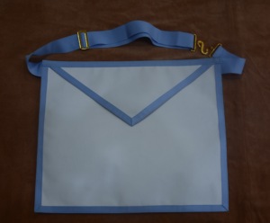 Tablier maçonnique de Compagnon Artisan RER, Tablier d'Apprenti Entré de la Loge Bleue - Product Image 4