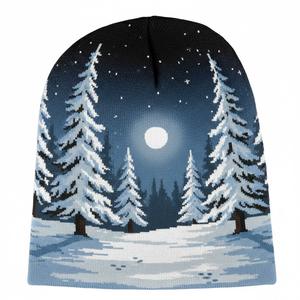 Men's Soft Stretch Winter Knit <b>Beanies</b> Caps Comfortable Warm <b>Slouchy</b> <b>Beanie</b> <b>Hat</b> for Outdoor 100% Acrylic jacquard 2026 - Product Image 1