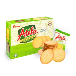 Libra atela แครกเกอร์กรอบมันฝรั่ง342g halal ISO รสเค็มหวานกล่องบรรจุสินค้า FMCG ราคาแข่งขันได้จากเวียดนาม - Product Image 4