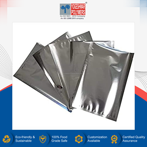 ถุงพลาสติก PET/MET/PET/LDPE คุณภาพเยี่ยม ขายดี เกรดอาหาร ปิดผนึกตรงกลาง ขนาดตามสั่ง พิมพ์กราเวียร์หลากสี สีเงิน - Product Image 3