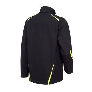 Classic Softshell Jacket <b>Men's</b> <b>Black</b> Waterproof <b>Windbreaker</b> Outdoor Work Jacket 4 Way Stretch Fleece Lining Custom Embroidered - Product Image 6