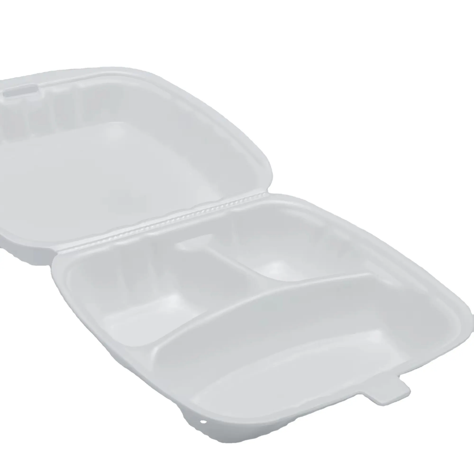 Ready to ship Disposable PS Foam Food Container Take Away lunch Box white color Low Price 11 Years Manufacturer