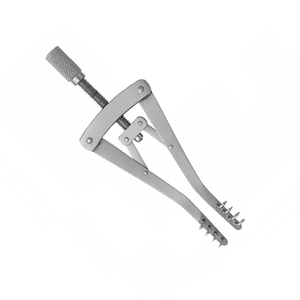 Rétracteur manuel auto-serrant de haute qualité, à 4 à 4,5 mm, à dents semi-affûtées, en acier inoxydable, instrument chirurgical certifié CE ISO13485 - Product Image 6