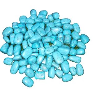 Turquoise Tumble Stone bulk Premium Quality Natural Blue American Turquoise Rough Rock Tumble Raw Minerals