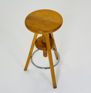 Silla de Bar de Estilo Occidental Moderno, Taburete de Madera con Asiento Acolchado de PU para Cocina, Hogar, Bar, Cafetería, Hotel, Comedor - Product Image 2