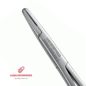 Portaagujas Baumgartner de Carburo de Tungsteno con Mordazas Serradas de 14 cm, Instrumento Quirúrgico de Acero Inoxidable, Reutilizable y Autoclavable - Product Image 2