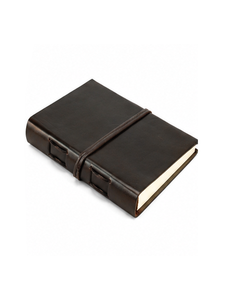 Handcrafted Genuine Leather Hardcover Journal with Antique Finish Premium Leather Notebook for Business Office Use Gift Writing - Product Image 3