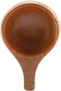 Tasse en bois de forme irrégulière avec poignée à double trou, anti-fuite, compatible lave-vaisselle, écologique, design minimaliste, tasse à thé - Product Image 3