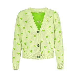 Suéter Cárdigan de Punto de Manga Larga para Mujer, Servicio OEM ODM, Cárdigan de Punto de Invierno, Suéteres para Mujer - Product Image 4