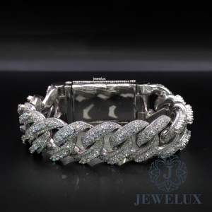 Elegant Style Diamond Tennis <b>Bracelet</b> for Women with High Shine Finish and Secure Lock Available at Export Price - Product Image 1