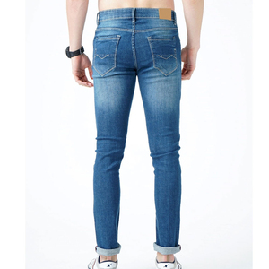 Pantalones Vaqueros Personalizados de Alta Calidad para Hombre, Nuevo Diseño, Estilo Casual a la Moda, Color Sólido, Tela de Algodón Cómoda - Product Image 4