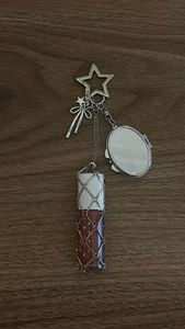 Luxury Lip stick Lip Gloss Holder Metal Cage Charm Heart Pendant Valentine's Day <b>Gift</b> <b>Bag</b> Charm Jewelry Accessory - Product Image 3