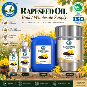 น้ำมันเรพซีดแบบขายส่ง 1 กก. น้ำมันบราสซิกา นาปัสสกัดเย็นธรรมชาติ สำหรับเครื่องสำอางและสูตรน้ำมันหอมระเหยแบบ B2B - Product Image 1