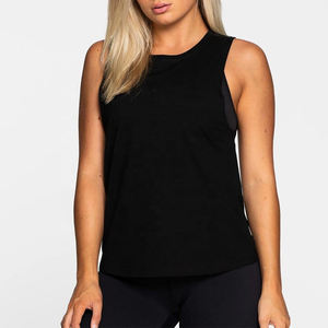 Camiseta sin Mangas Personalizada 100% Poliéster para Mujer, Ropa Deportiva para Gimnasio, Transpirable, de Secado Rápido, Fabricante OEM ODM de Marca Privada - Product Image 3