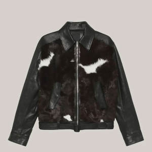 Chaqueta de Cuero para Hombre, Diseño Moderno, Nueva Colección, Chaqueta de Cuero de Vaca de Alta Calidad, Chaqueta de Motero, Ropa de Invierno para Exteriores - Product Image 1